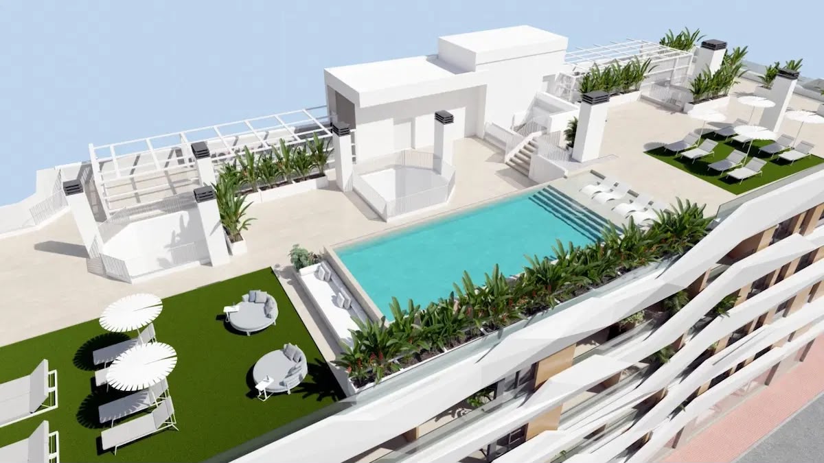 GUARDAMAR DEL SEGURA – MORE DOSLOVA NA DOSAH 🇪🇸 Moderný apartmán iba 100 metrov od pláže | 2 spálne | 2 kúpeľne | 351 000 €