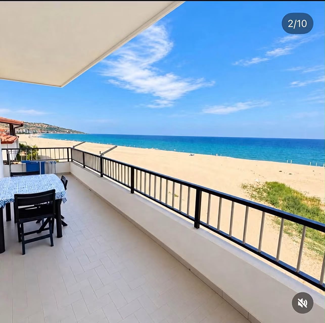 🇮🇹 ✨ KALÁBRIA | MARINA DI STRONGOLI 🏖️ Prvá línia pri mori | Priamy výhľad na pláž